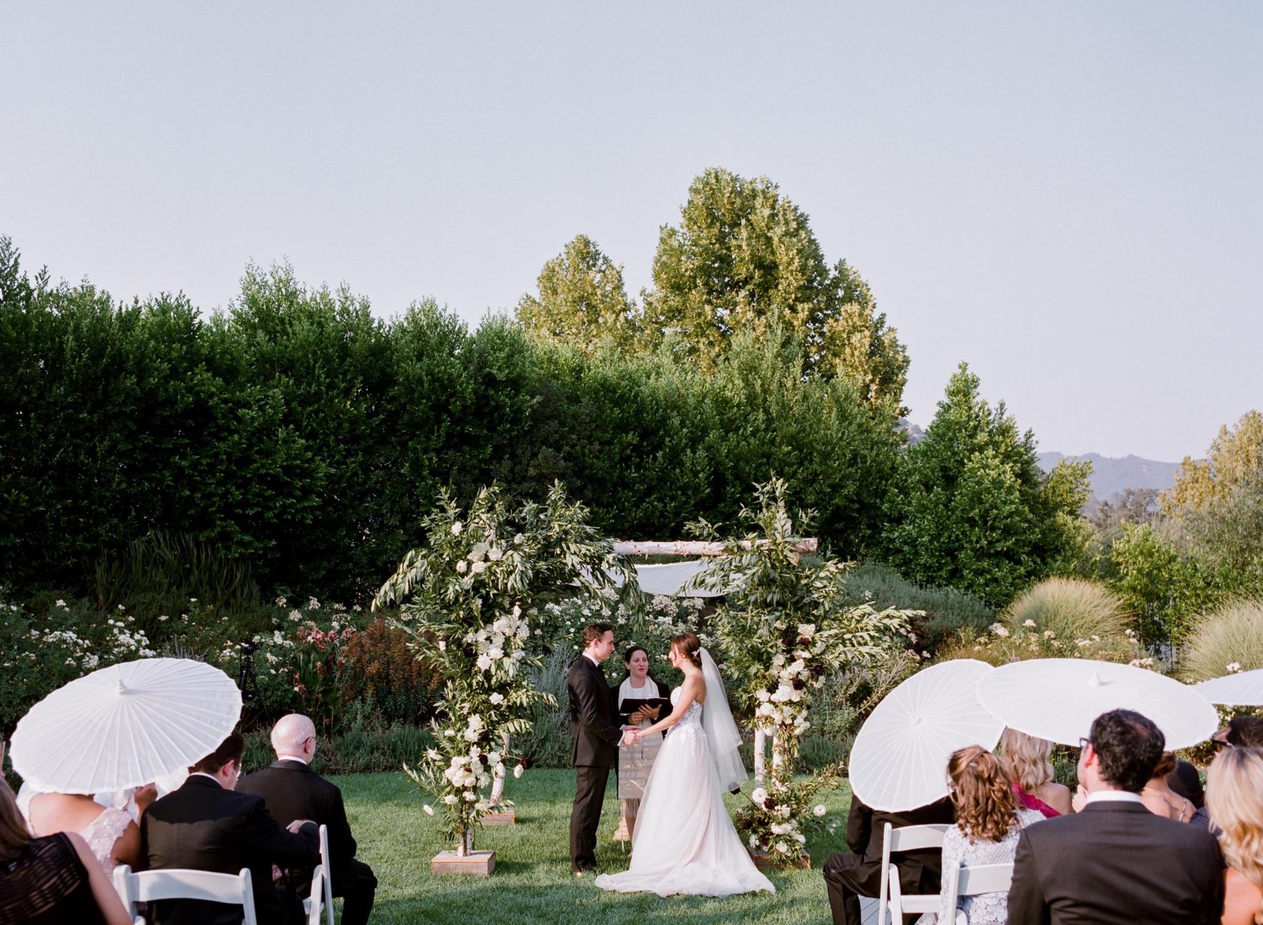 Solage Resort Calistoga Ceremony Wedding Flowers