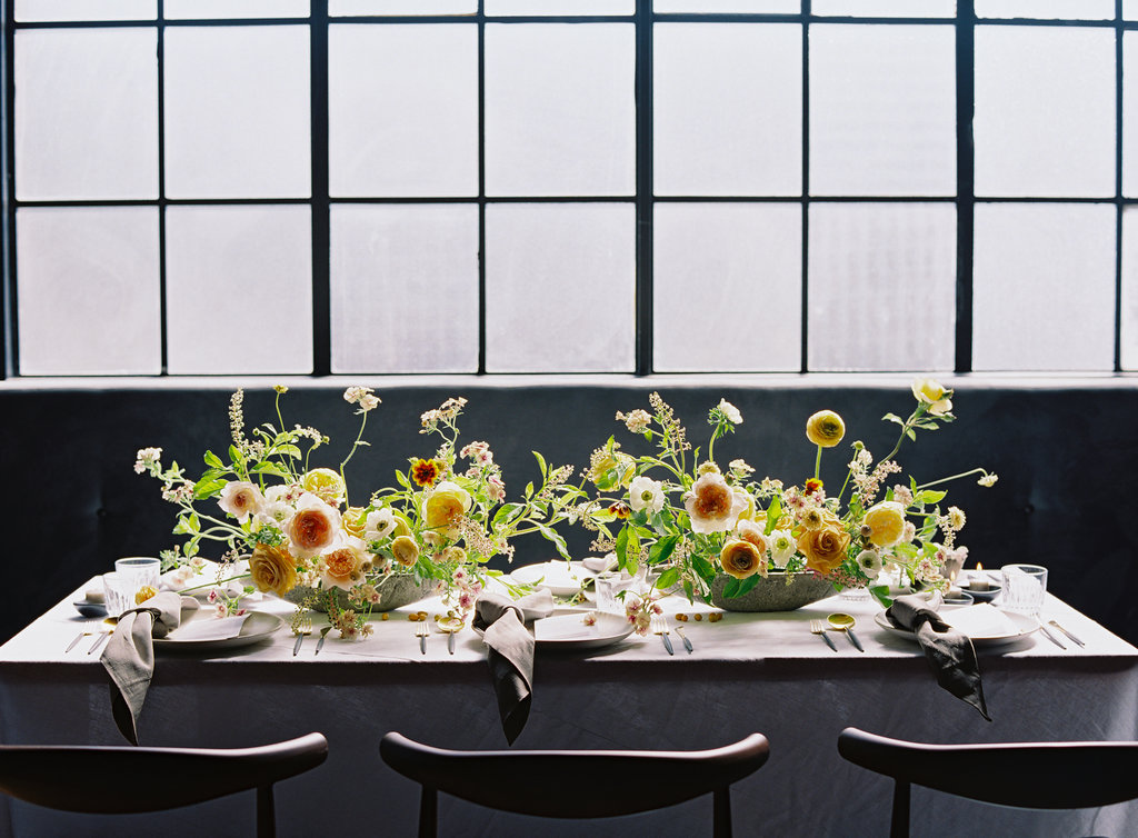 Modern Airy Summer Wedding Flowers