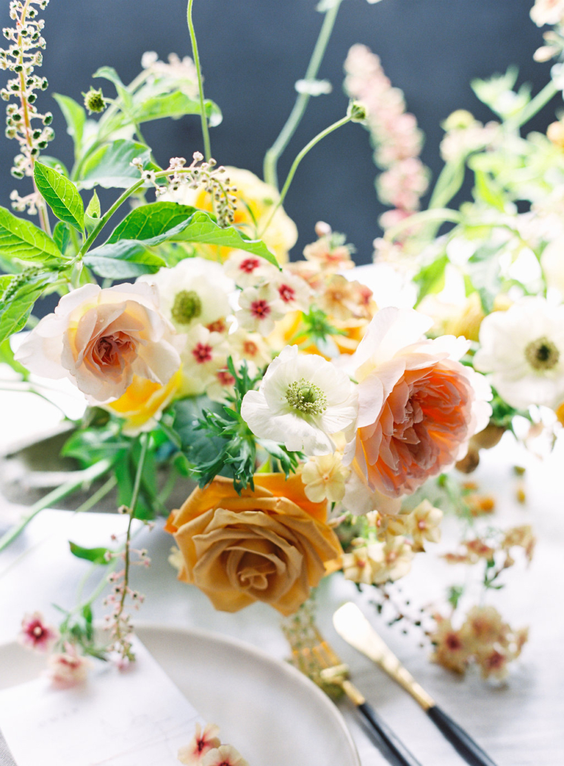 Modern Airy Summer Wedding Flowers