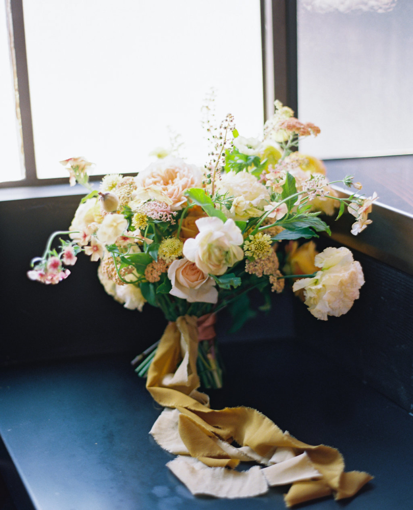 Modern Airy Summer Wedding Flowers